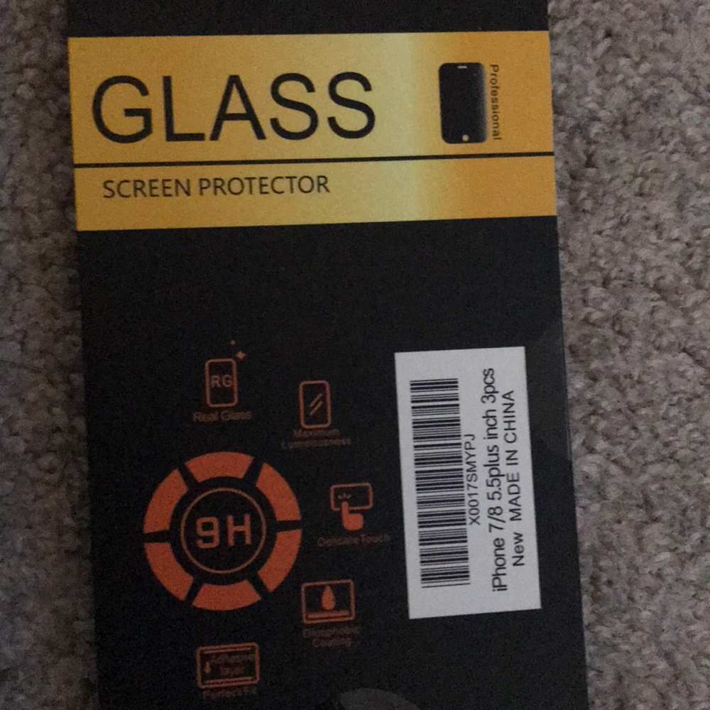 Glass screen protector iPhone 7 plus/iPhone 8 plus